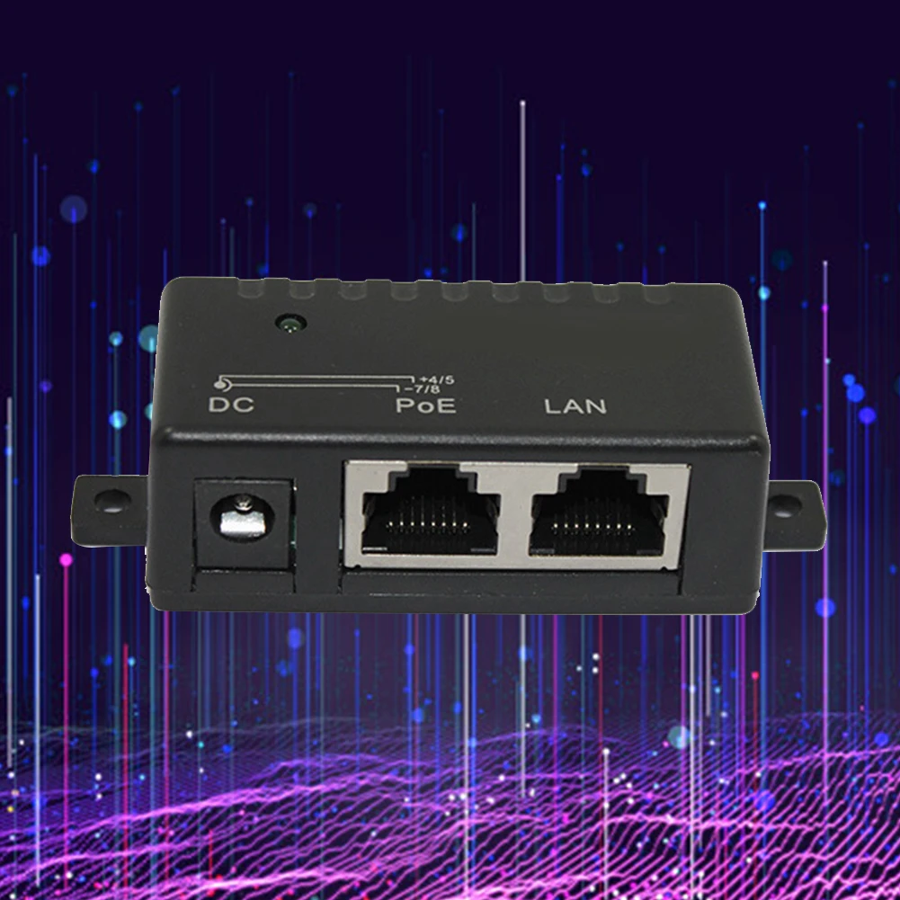 100Mbps 5V 12V 24V 48V/1A POE Injector Power Splitter for IP Camera Adapter Module Accessories | Безопасность и защита