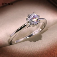 s925 silver nose rings woman real diamond love couple engagement 2021 jewelry luxury silver silicone wedding rings for women