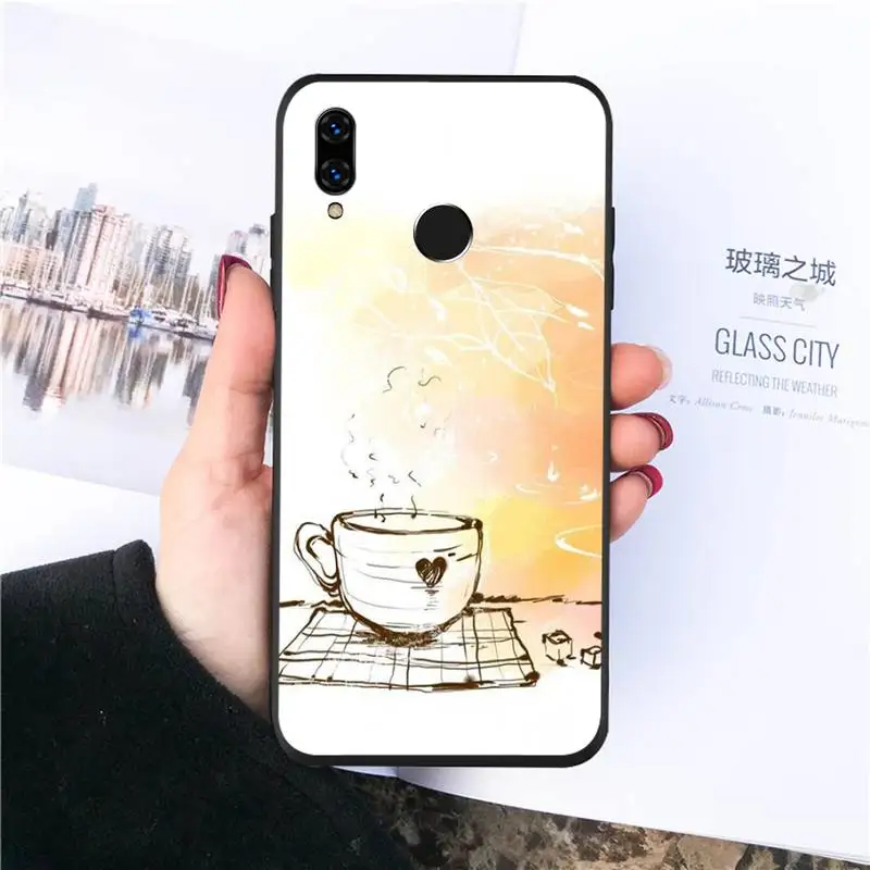 

Be Awesome Today But First Coffee Phone Cases For Huawei honor Mate P 10 20 30 40 Pro 10i 9 10 20 8 x Lite funda coque