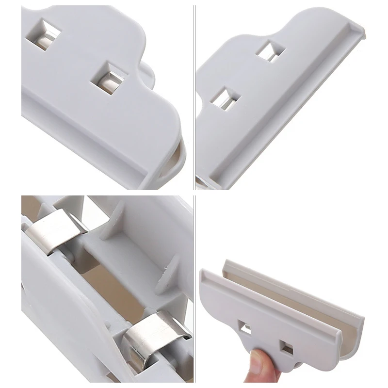 

2Pcs Sealed Clips Portable Practical Food Sealing Clamp Clip Food Package Bag Multifunctional Home Storage Seal Sealing Bag Clip