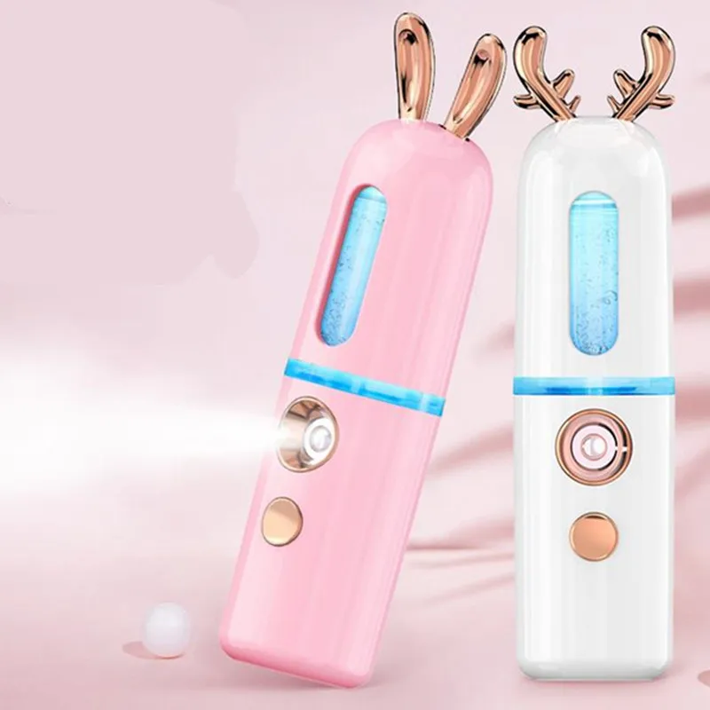 

30 мл портативный Электрический отпариватель для лица Кролик олень увлажняющий Распылитель для лица Уход за кожей Уход за телом увлажнитель...