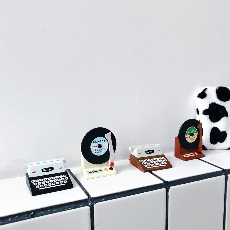 Винтажная электронная машинка держатель для карт подставка фотографий зажим