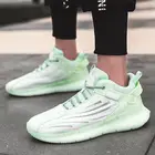 Большой Размеры открытый летний Для мужчин Спортивная обувь Для мужчин s кроссовки для бега и занятий спортом Для мужчин спортивной обуви зеленую корзины Фитнес тренировочные кроссовки E-809