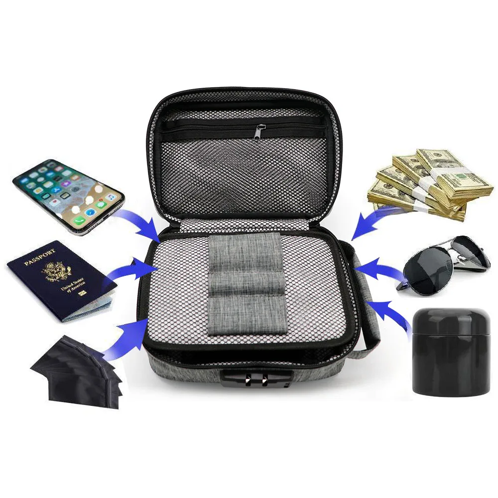 Вместительная сумка для улицы с защитой от запаха контейнер прочный