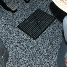 1 шт. Универсальный черный 23x15 см ПВХ напольное автомобильное покрытие прокладка пятки коврик для ног педаль заплатка для шин покрытие противоскользящие педали