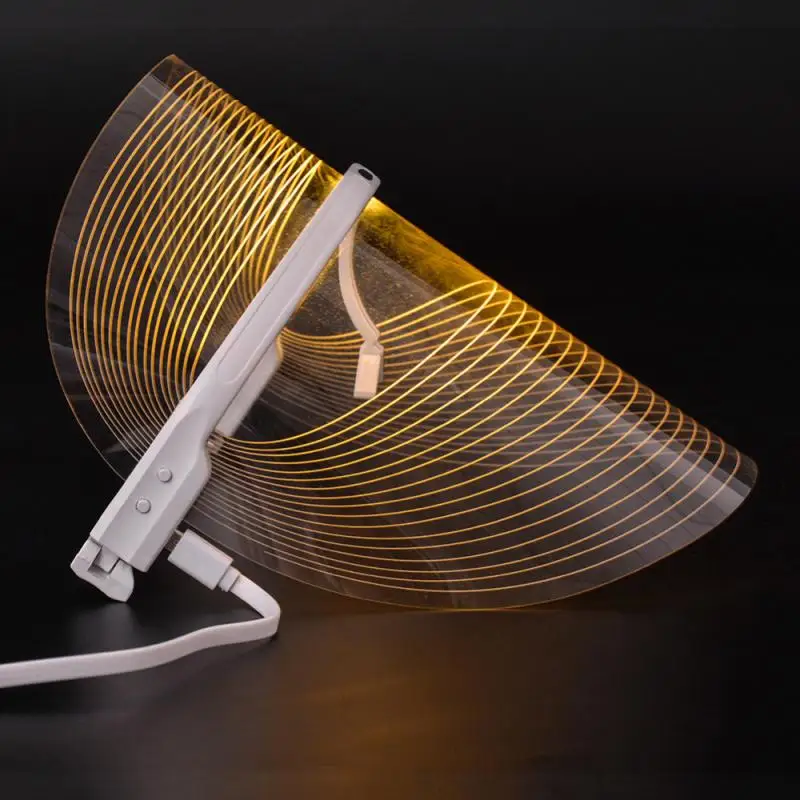 3 цвета светильник светодиодный маска для лица анти Прыщи против морщин спа