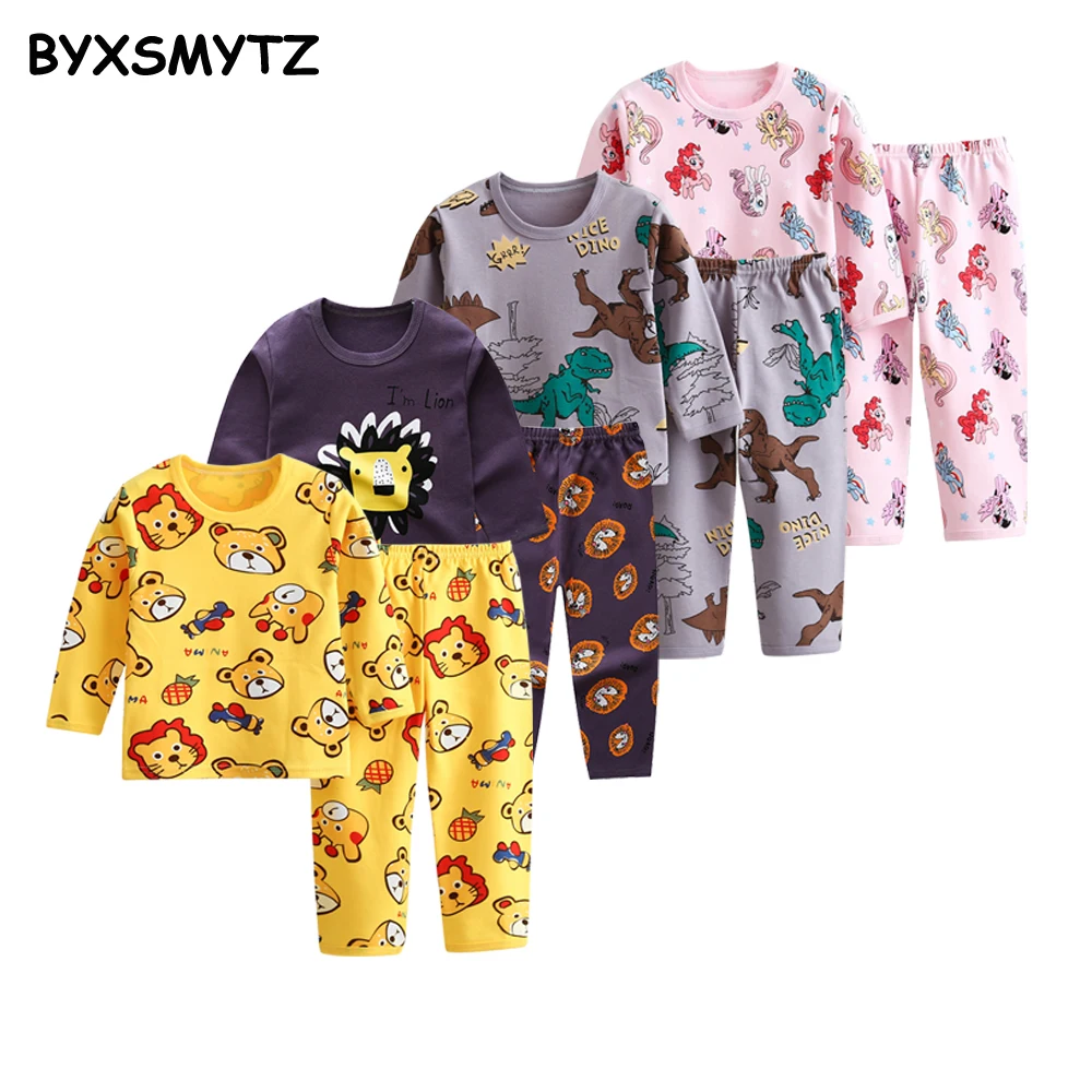 

Boys Clothes Set Children's Clothing Cartoon Autumn Winter Pajamas Set Roupa Infantil Menina Conjuntos De Pijama Girls Sleepwear