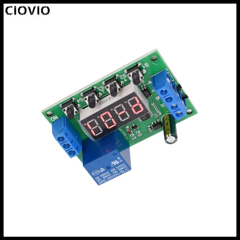 CIOVIO 2 шт. Многофункциональный модуль реле времени задержки импульсный