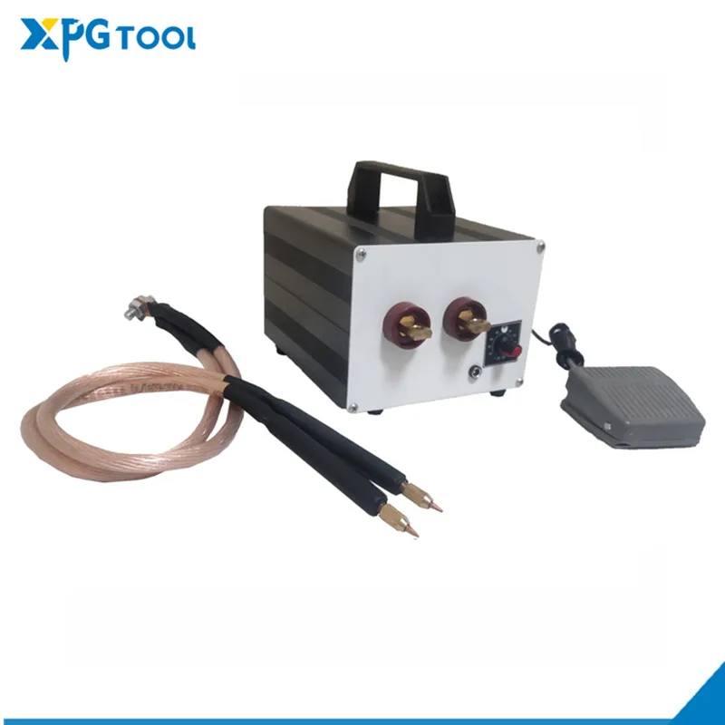 220V 110V small household portable DIY spot welding machine 18650 lithium battery polymer butt welding current adjustable