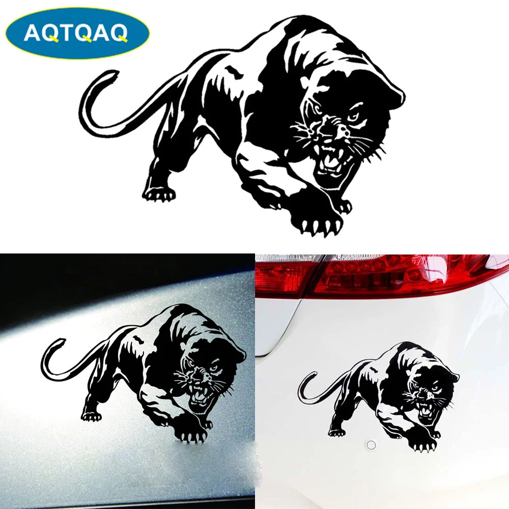 

1Pcs 20*13cm Cheetah Leopard Funny Car Stickers Car Window Decorative Sticker Decal for Car Decoration