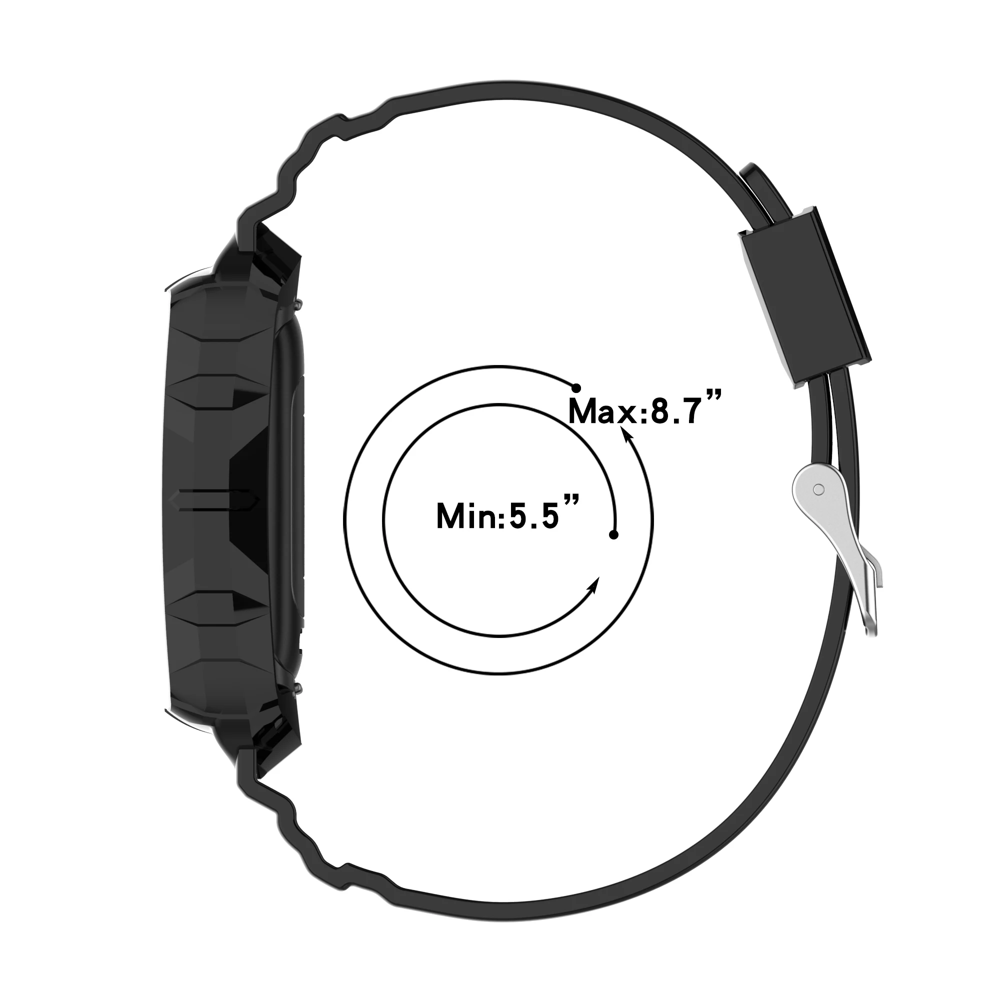 Защитный чехол из ТПУ с рамкой ремешком на запястье для Fitbit Charge 5/4/3 SE умный