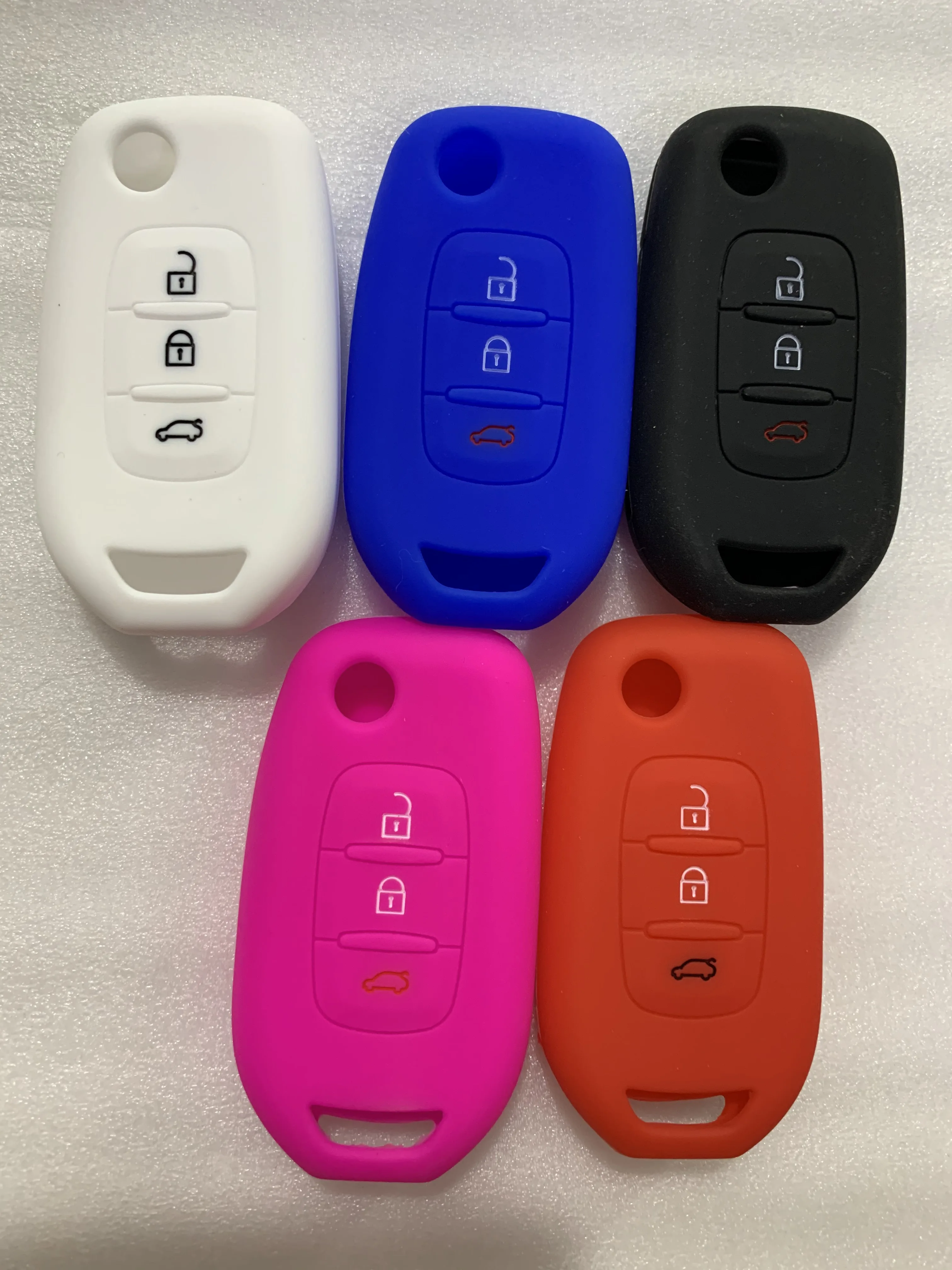 1 предмет Новинка Силиконовый чехол для ключей от машины Обложка Renault 3 кнопки