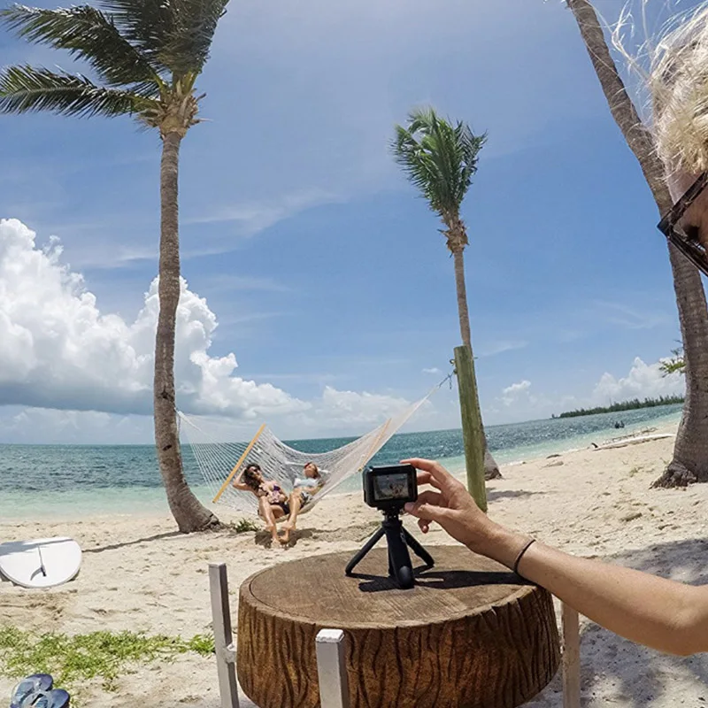 Мини штатив с креплением для экшн камеры Tripode селфи выдвижной монопод Gopro Hero 6 5 4 3