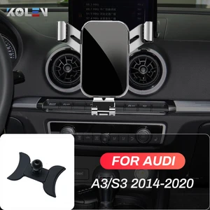 car mobile phone holder for audi a3 s3 2014 2015 2016 2017 2020 gps gravity stand special mount navigation bracket accessories free global shipping
