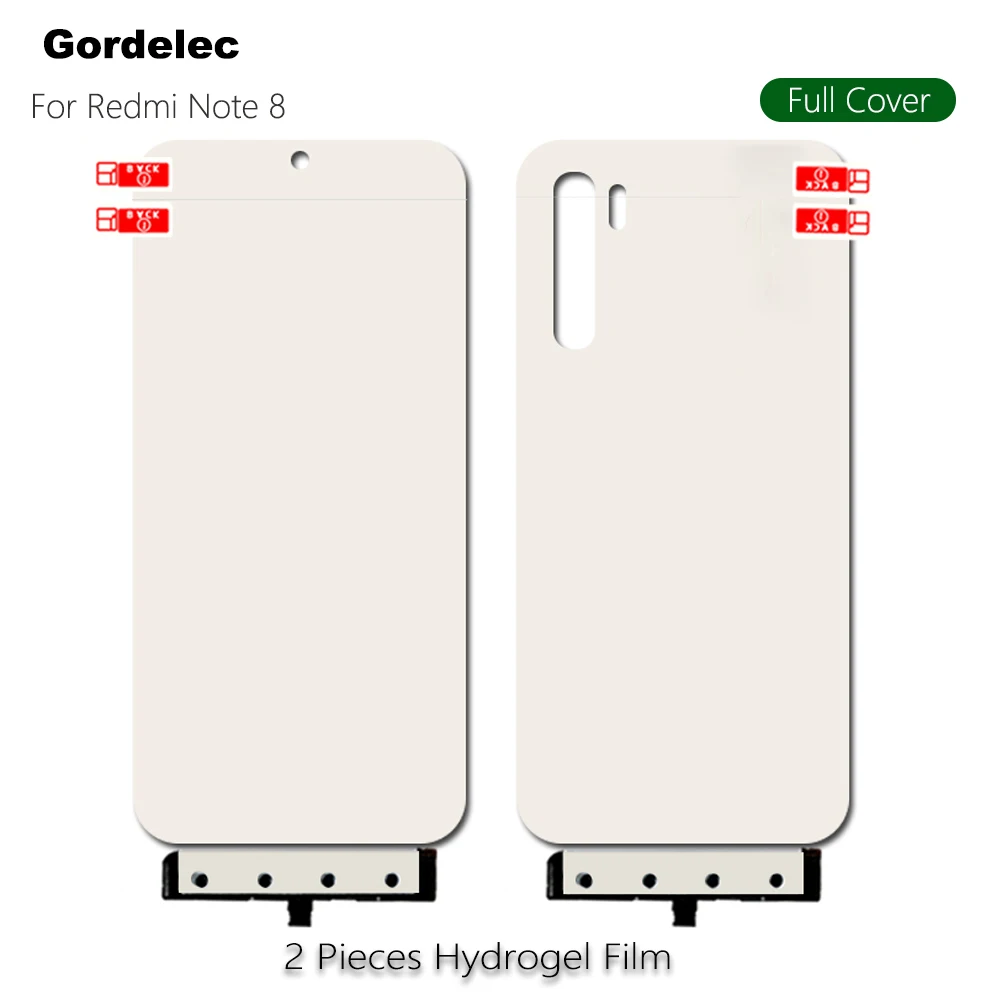 

Soft Front+Back Hydrogel Film For Xiaomi-Redmi note 8 pro K20 pro 9T 9Tpro Screen Protector nano film+Fix Tools
