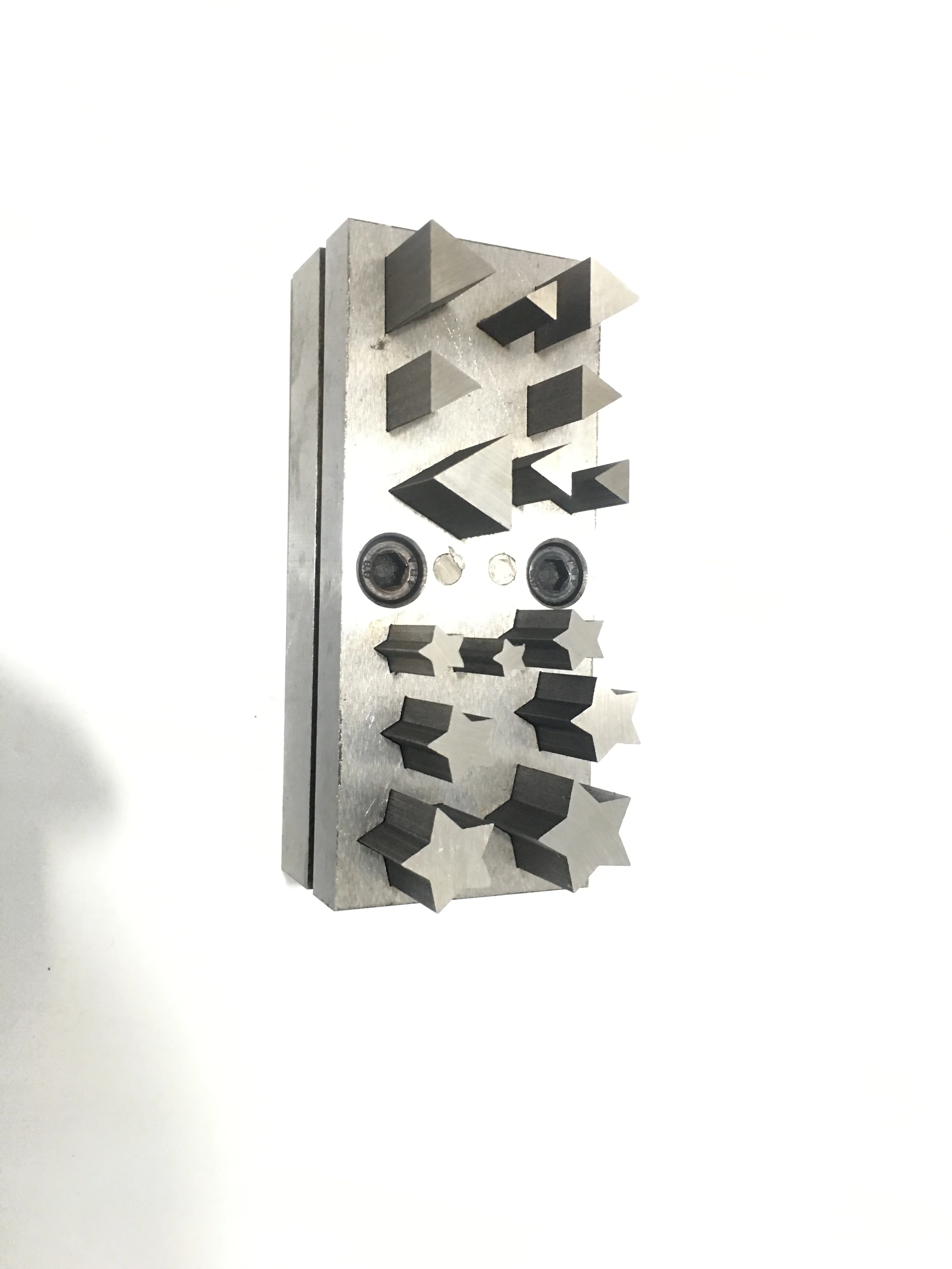 

A star triangle Cutter cavity Punch Set Tool Metal Cutting punched hole piercing Jewelry tools for Jeweler eyelet work