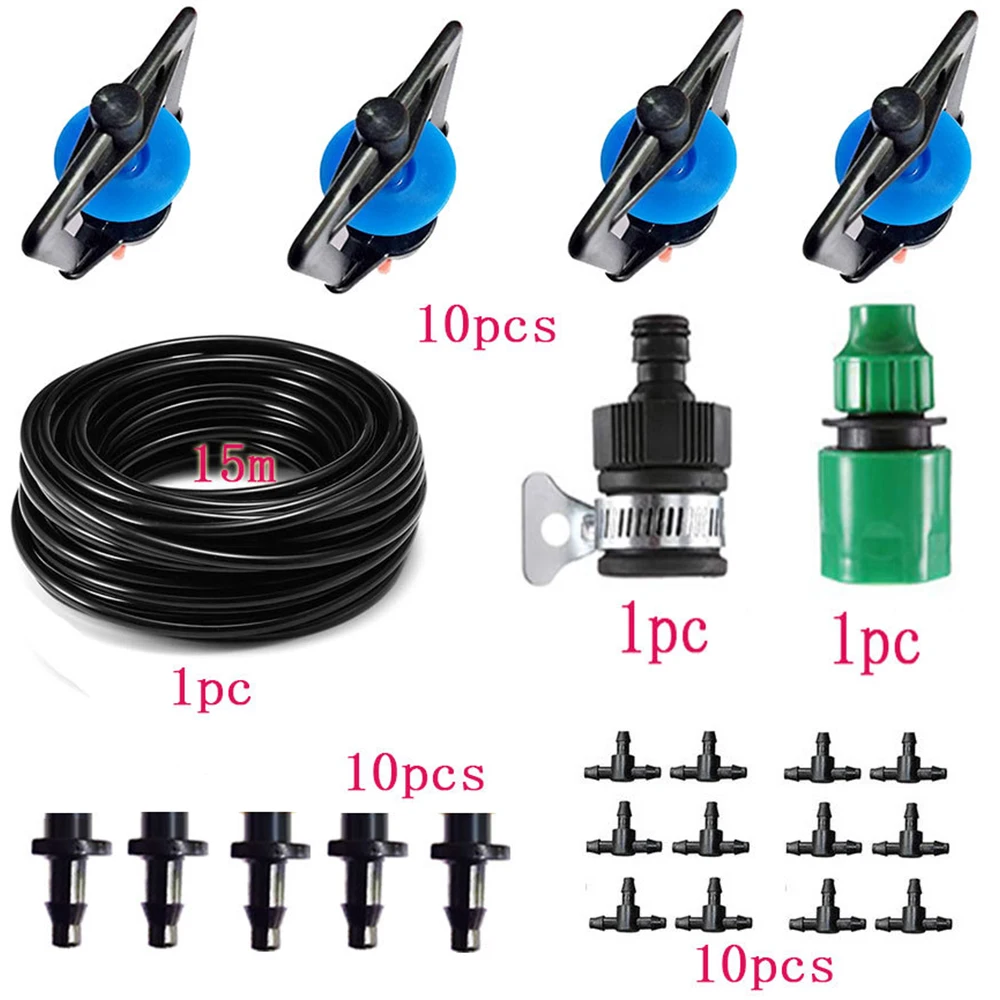 

Automatic Micro Drip Irrigation System Irrigation System Greenhouse Plant Kit For Flowers Plants Adjustable Dripper Garden Tool