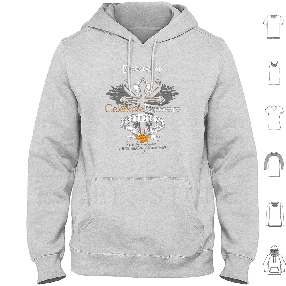 

Худи с капюшоном для празднования восстановления-Церковь розового дерева Sc, празднование восстановления, церковь розового дерева, 12 шагов