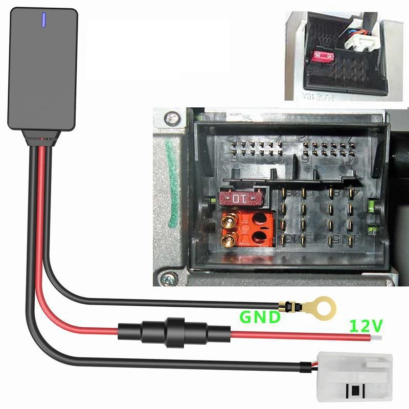 Автомобильный Bluetooth адаптер RCD310 RCD510 основной двигатель 12 контактный