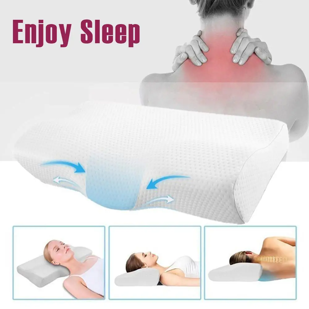 Ортопедическая подушка с эффектом памяти для защиты шеи и медленным