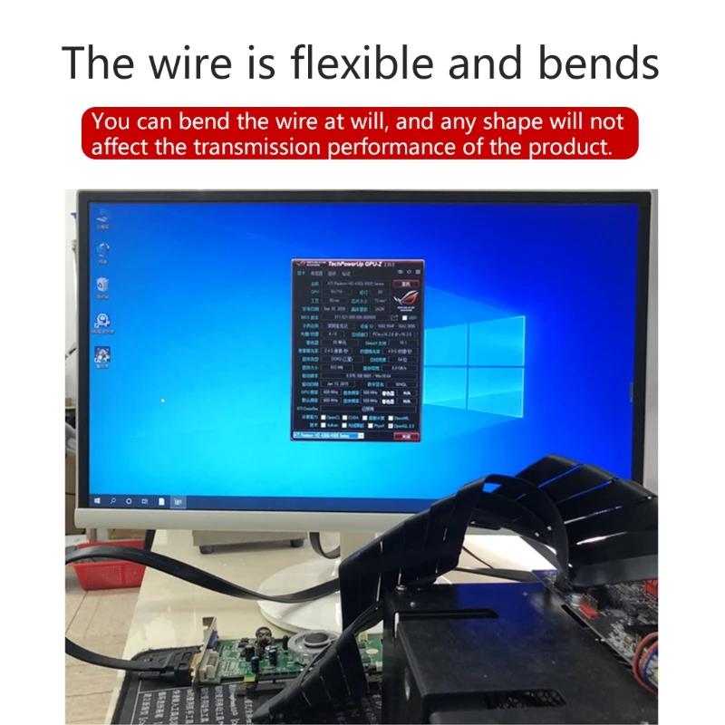 

Full Speed 3.0 PCIE X16 Riser Cable Graphics Card Extension Cable PCI Express Riser Shielded Extender for GPU Vertical WXTB