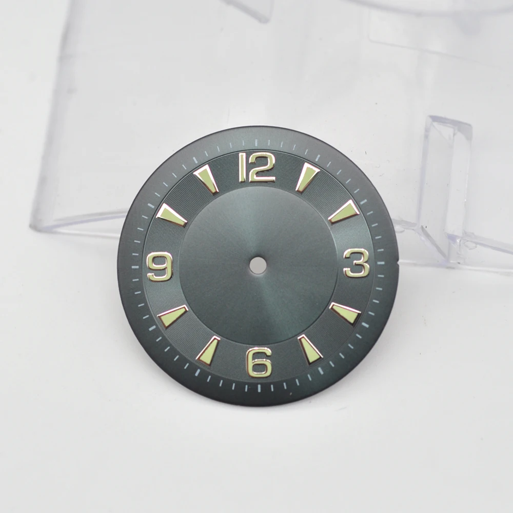 Механические наручные часы с циферблатом зеленые/черные циферблаты подсветкой 33