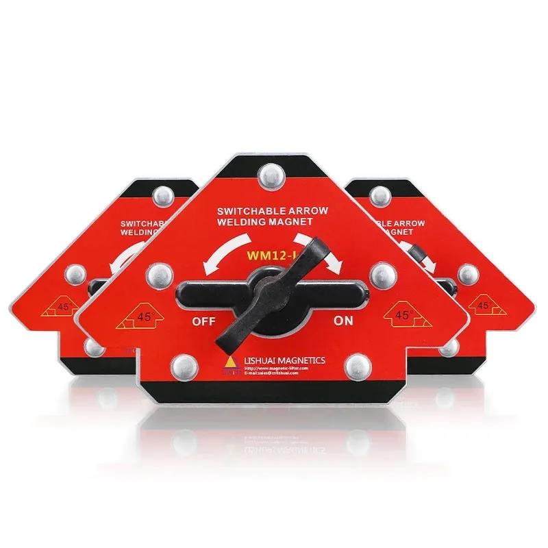 

New On/Off Arrow Welding Magnet Holder/45/90/135 Strong Magnetic Welding Clamp WM12
