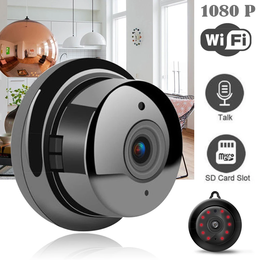 Беспроводная IP камера с функцией ночного видения HD 1080P|Камеры видеонаблюдения| |