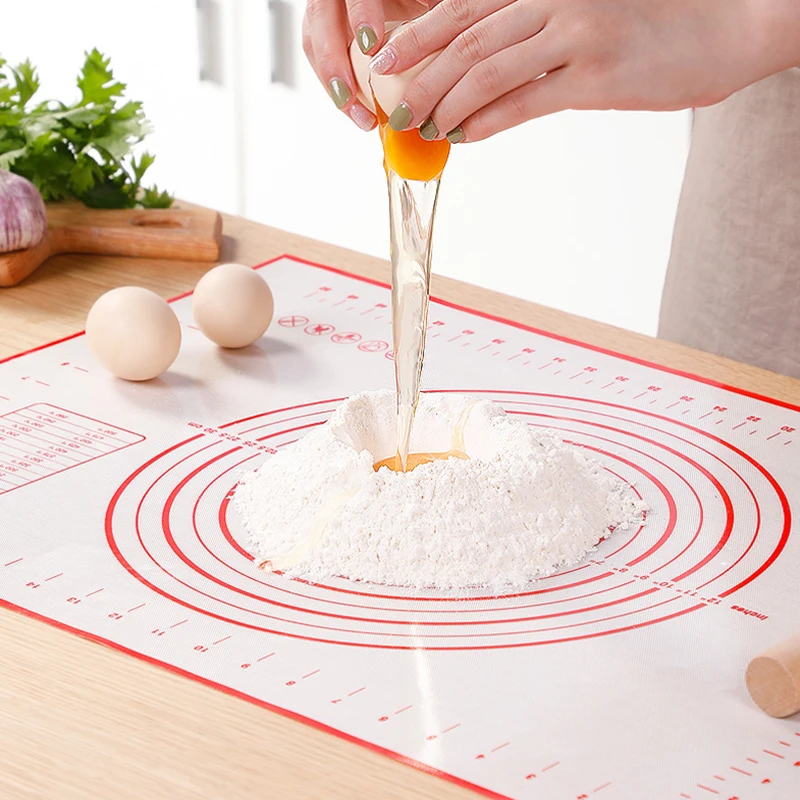 

Silicone Thickening Mat Sheet Pizza Dough Mat Rolling Dough Liner Pad Kneading Dough Baking Mat Kneading Pad Pastry Boards