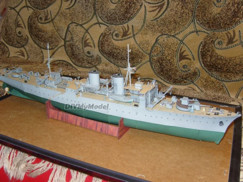 DIYMyModeI-rompecabezas de juguete de minelaying, modelo de papel artesanal, bricolaje, buque de minelaying sovi&eacute;tico, regalo, utillaje de pel&iacute;cula-1