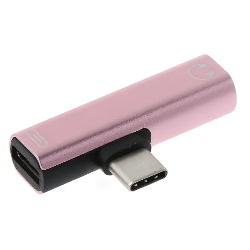 4NB101346-RGD Тип C до 3,5 мм зарядное устройство кабель для наушников USB C Aux аудио разъем адаптер для наушников конвертер для Xiaomi 6 6X8 Note3 Mix 2 - Цвет: 4NB101346-RGD