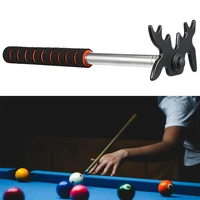 retractable billiards pool cue stick bridge head telescopic stainless steel metal portable competition game accessory pool table
