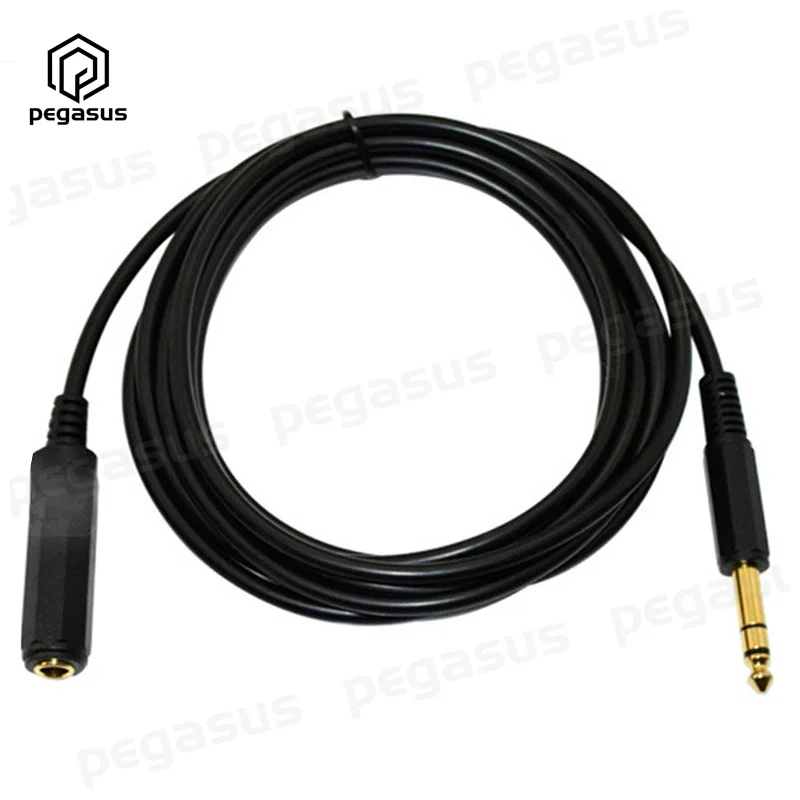 6-метровый позолоченный кабель 6 35 мм штекер-гнездо SP M-6.3SP F двухканальный