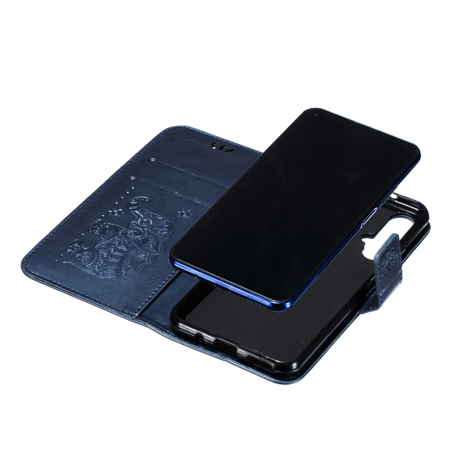 Nova 5T Чехол С Рисунком Слона из искусственной кожи флип-чехол для huawei Honor 20 Honor20 Pro