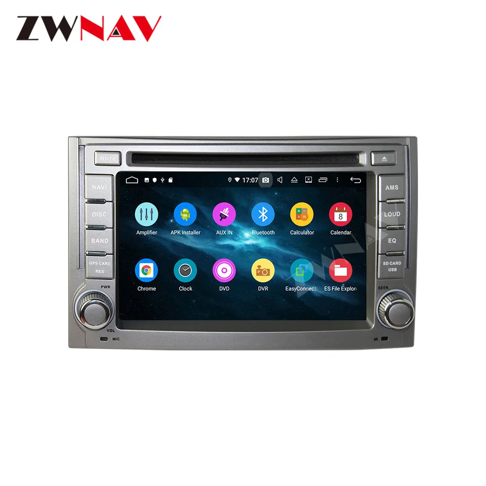 Android 9 IPS экран PX6 DSP для Hyundai H1 Grand Starex 2007 + автомобильный DVD GPS мультимедийный плеер