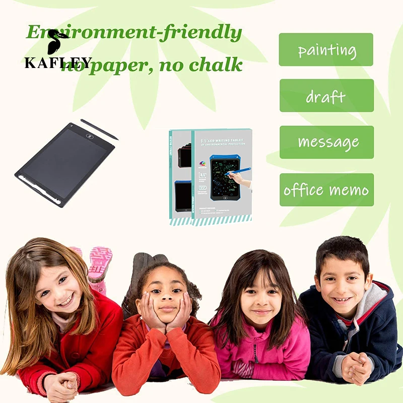 8.5'' LCD Writing Tablet Digital Graphic Tablets Electronic Handwriting Drawing Tableta Magic Pad Board for Kids | Канцтовары