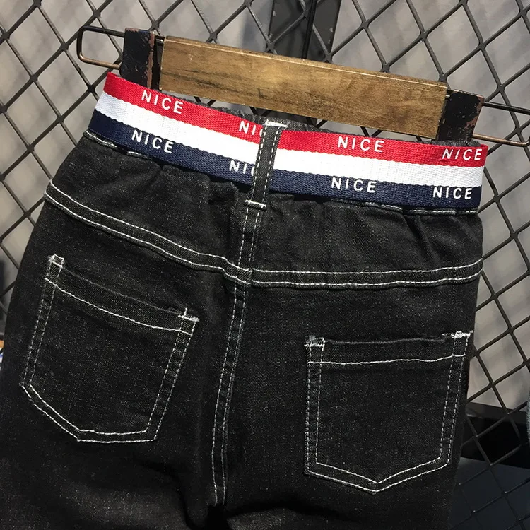 Весенне осенние штаны для мальчиков джинсы модные на весну осень детские