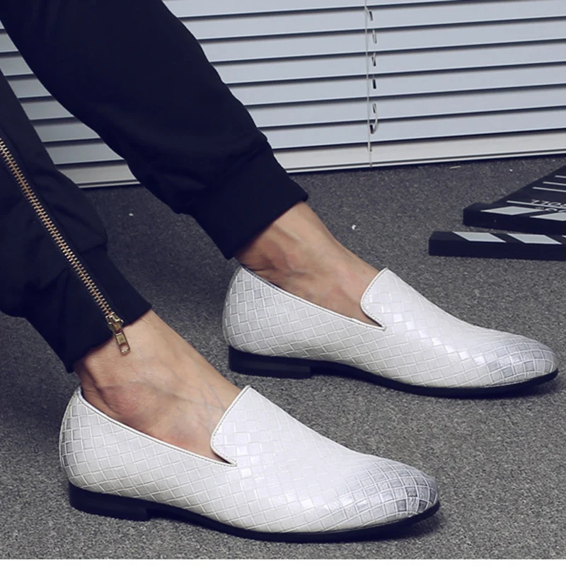 MRCAVE/Мужская обувь тканевые кожаные повседневные туфли-оксфорды для вождения