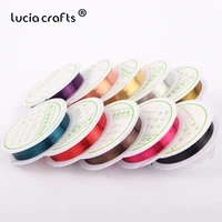 lucia crafts copper wire for bracelet necklace diy colorfast beads jewelry stretch cord string for craft making i0215