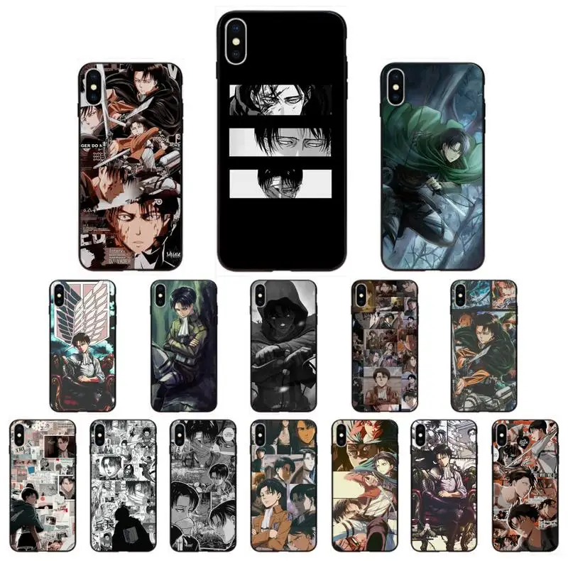 

Yinuoda Levi Ackerman Phone Case for iphone 13 11 12 Mini Pro Max X XS MAX 6 6s 7 8 Plus 5 5S 5SE XR SE2020