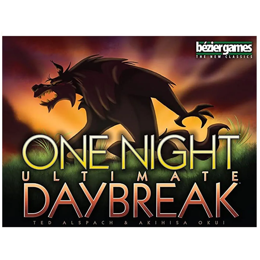 

One Night Ultimate Daybreak Board Game 3-10 Players Party Game Fun English Find Werewolves Card Games Tarot Cards