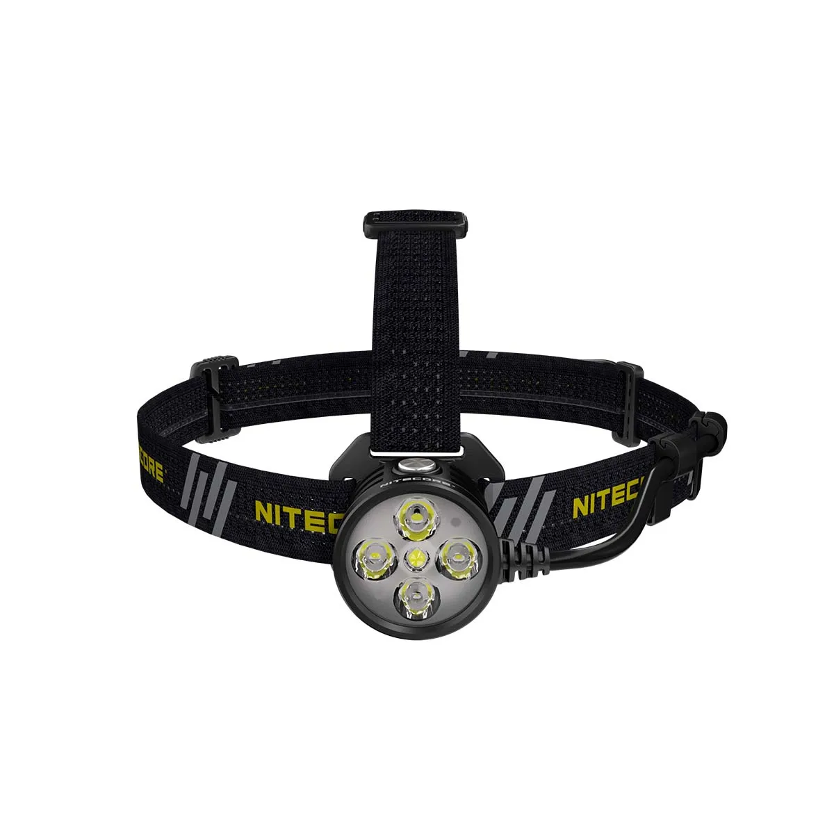 Дешево Налобный фонарь NITECORE HU60 высокой мощности, светодиодные фонарики 4 X CREE XP-G3 1600 люмен, фонарь с большой мощностью