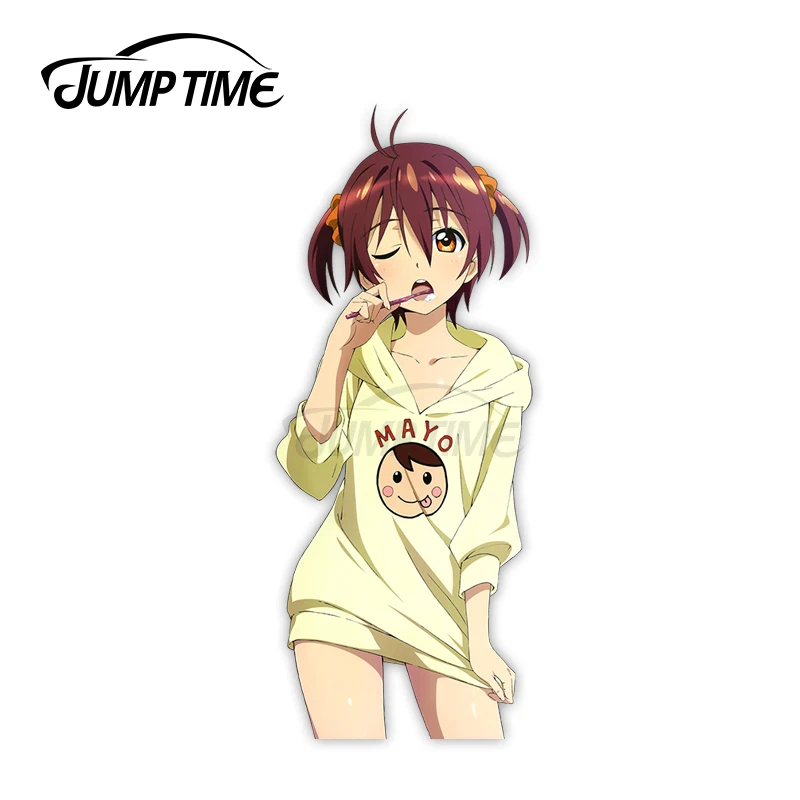 

Время прыжков Akane Isshiki 5,3 Аниме Сексуальная девушка виниловая наклейка на окно автомобиля