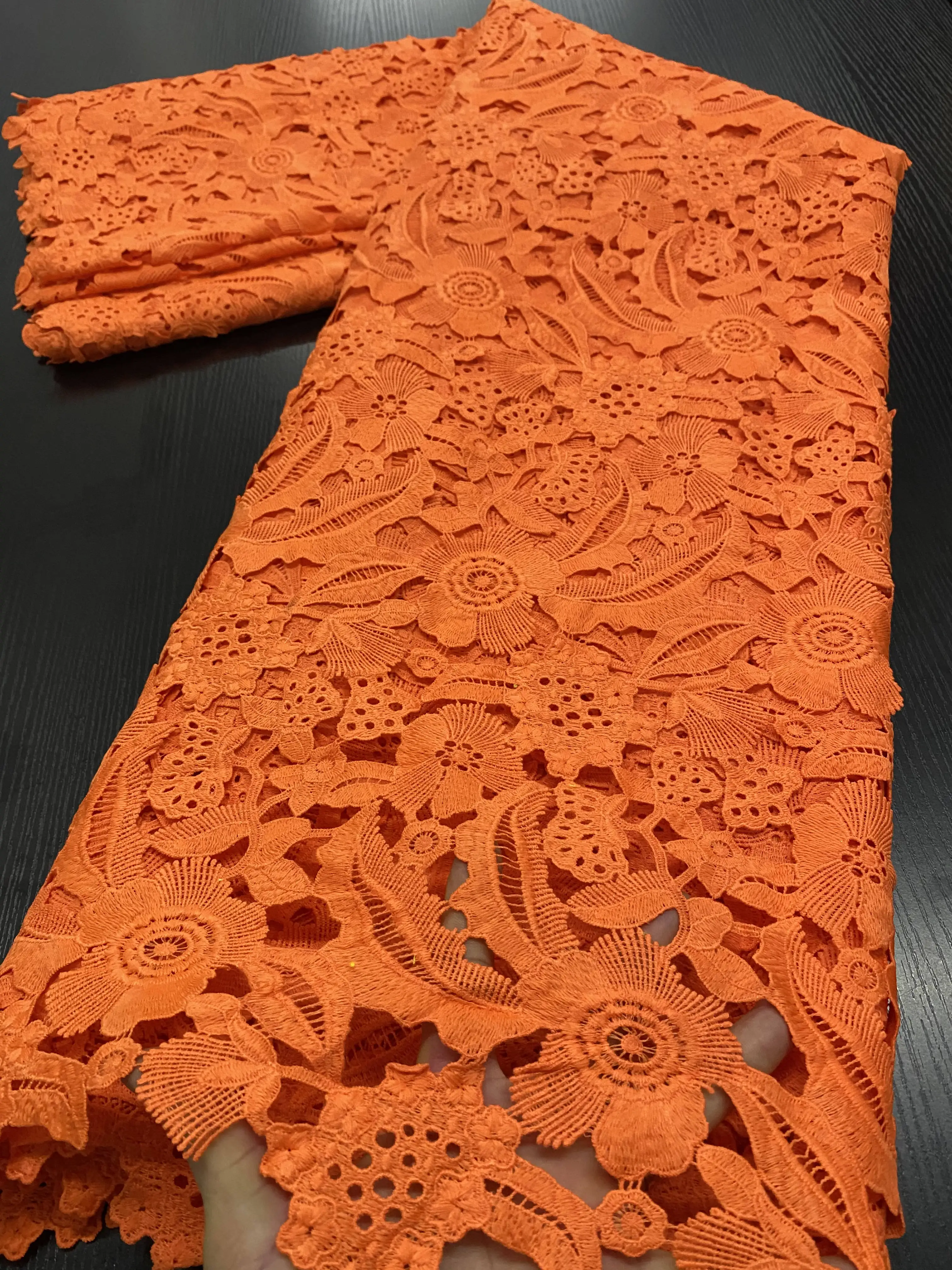 Чистая белая африканская кружевная ткань 2020 высокое качество отверстия для ушей