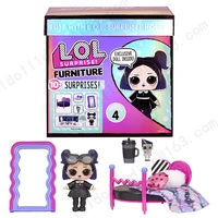 genuine lol surprise doll furniture toys series diy scene set doll hammock chair candy cart accessories children birthday gifts