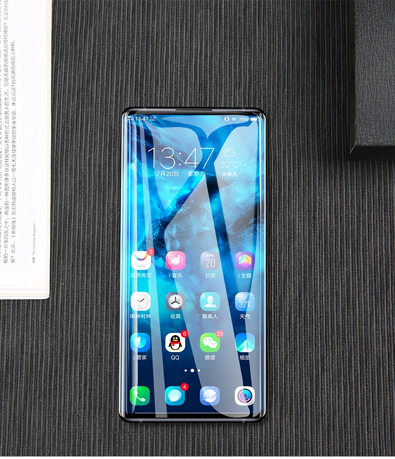 GFAITH для vivo NEX 3 Защитная пленка для экрана 3D Полностью закаленное стекло изогнутый экран для vivo nex 3 стекло