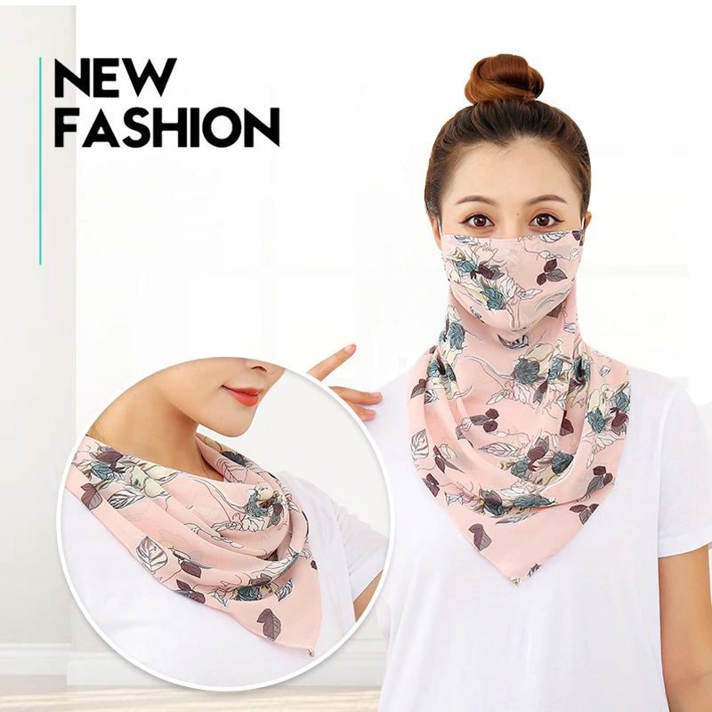 

Маска для лица весенне-летняя, солнцезащитная, дышащая, с креплением на уши