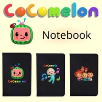 80 pages cocomelon jj little boy notebook animation peripheral notepad diary black frosted writing book student school notepad
