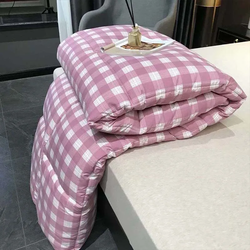 

Autumn Winter Thicken Warm Quilt Blanket Bedding Printed Comforter Quilt Duvets High-end Comfortable Home Comforters