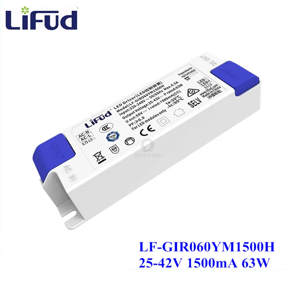 Светодиодный драйвер Lifud трансформатор питания LF-GIRxxxYM 25-42 в 800 мА 900 1000 1050 1200 1300 1400